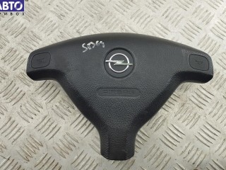 Подушка безопасности (Airbag) водителя Opel Astra G 1998-2009, универсал, левый руль, 90437285