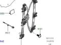 LR153961, JK5227000AB стеклоподъемник задний правый Land Rover Range Rover 4 2021г. - фото №5
