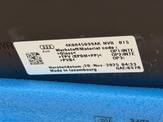 стекло лобовое, ориг. номер 4K0845099AK, 4K0845099AKNVB, Audi A6 C8 [рестайлинг] 2022-2025
