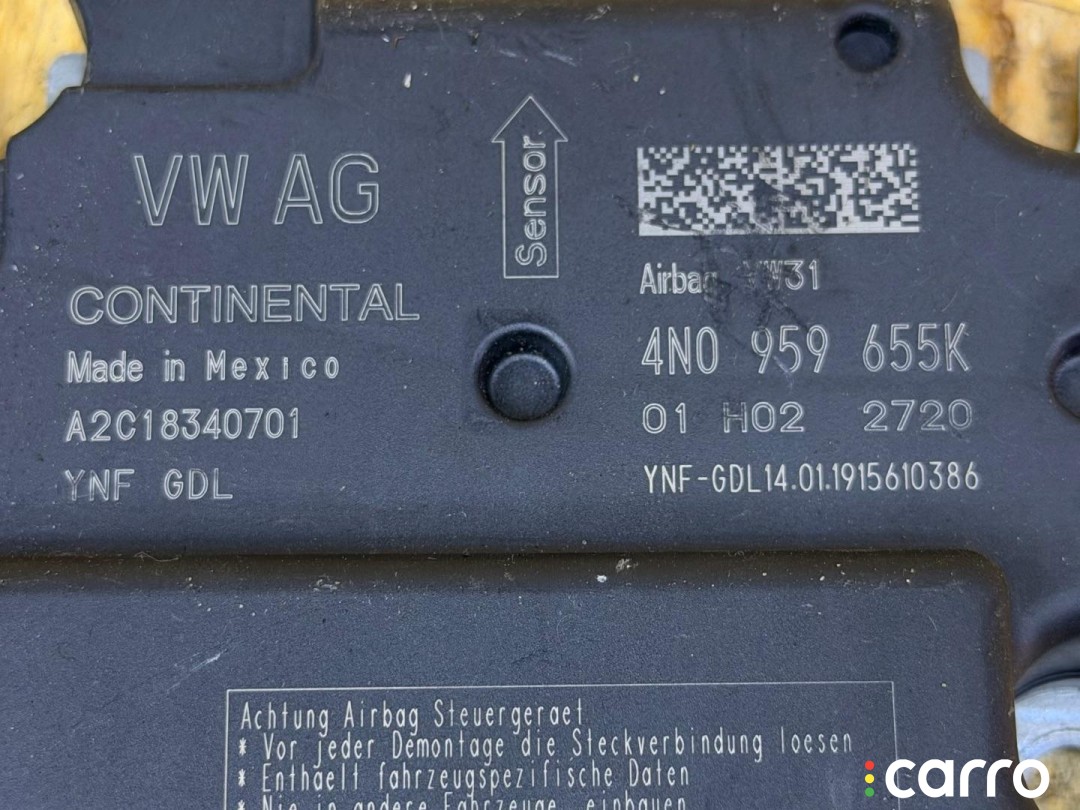 4N0959655K Блок AirBag Audi A6 C8 2019г. - фото №3