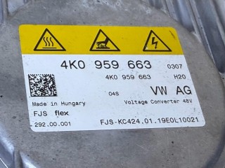 преобразователь напряжения, ориг. номер 4K0959663, 4K0971226, Audi A8 D5 2017-2022