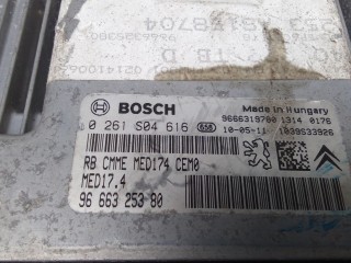 Блок управления двс, ориг. номер 9666325380, 0261S04616, PEUGEOT 3008 1 1 2009-2013