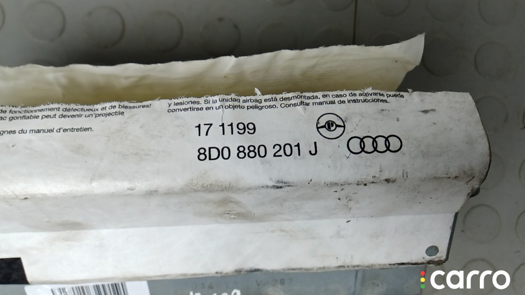 Подушка безопасности пассажира AUDI A4 B5 B5 1994-1999, универсал, левый руль, 8D0880201J, фото 4