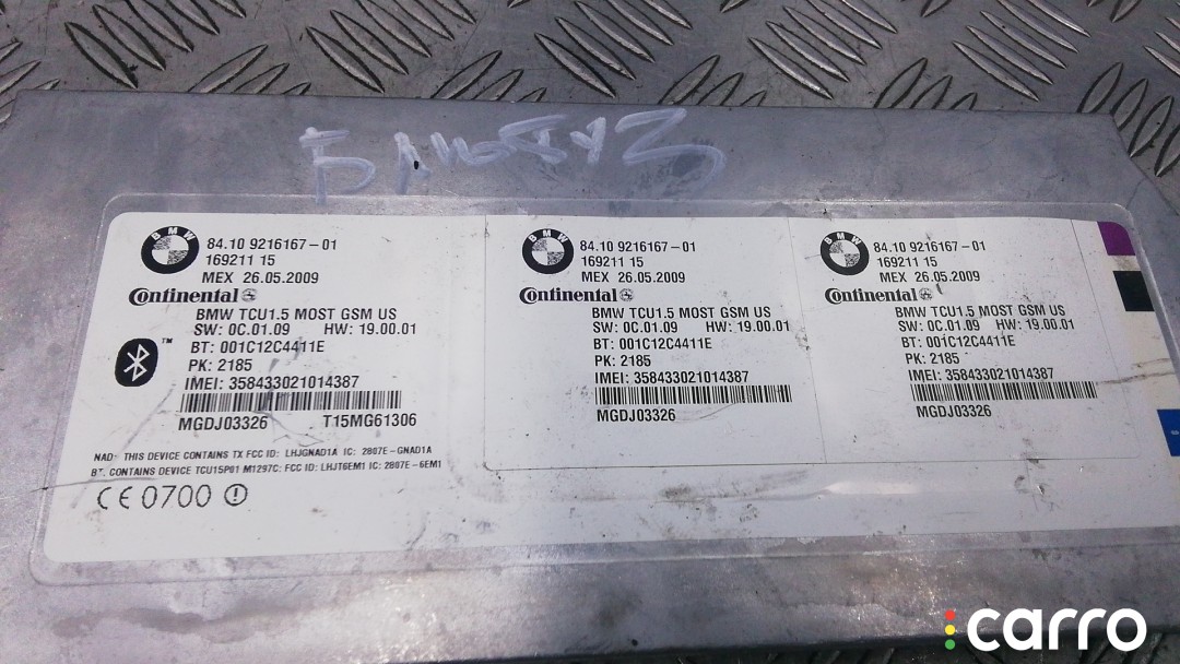Блок управления Bluetooth BMW 7 F01 F01 2008-2012, 358433021014387, фото 3