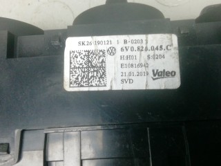 Блок управления печки и климат-контроля, ориг. номер 6V0820045C, SKODA FABIA 3 3 2018-2021