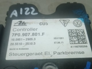 Блок управления ручника (стояночного тормоза), ориг. номер 7P0907801F, VOLKSWAGEN TOUAREG 7L 7L 2006-2010