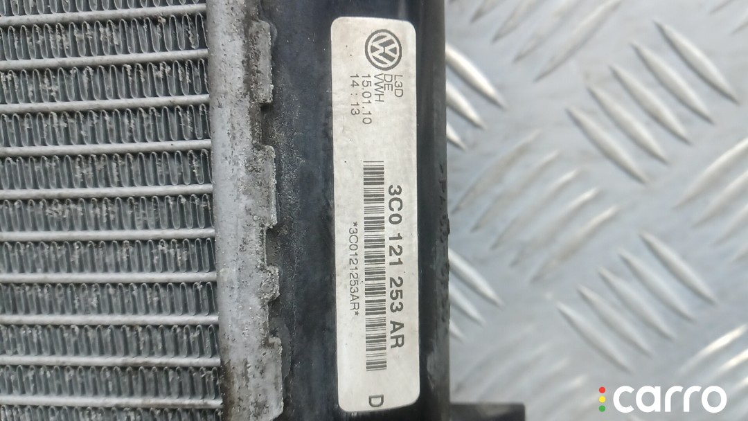 Радиатор системы охлаждения VOLKSWAGEN PASSAT CC 2008-2012, ДИЗЕЛЬ, 2.0 л, 6МКПП, 1K0121251DM, фото 3