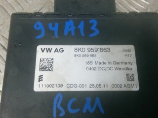 Блок бортовой сети (блок управления BCM), ориг. номер 8K0959663, AUDI A5 1 1 2007-2011