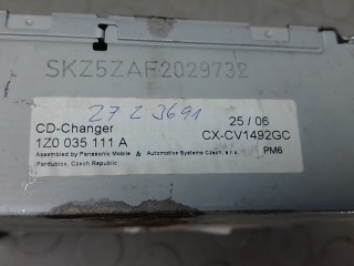 CD-чейнджер, ориг. номер 1Z0035111A, SKODA OCTAVIA A5 A5 2004-2009