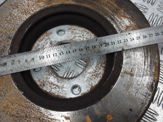Диск тормозной передний, ориг. номер EY161125BA, 1833867, EY161125AA, 1833857, AY111125AA, 1751584, FORD B-MAX 1 1 2012-2018