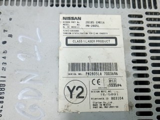 Магнитола, ориг. номер 28185EM01A, NISSAN TIIDA C11X C11X 2004-2012