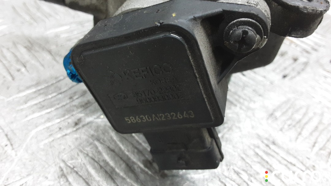 Дроссельная заслонка бензиновая KIA SPORTAGE 2 2 2004-2008, 3510023701, фото 7