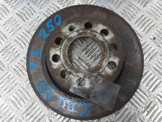 Диск тормозной задний, ориг. номер 1K0615601AB, SEAT ALTEA 1 1 2004-2009