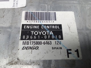 Блок управления двс, ориг. номер 896610F010, TOYOTA COROLLA VERSO 2 2 2001-2004