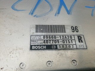 Блок управления двс, ориг. номер 89660-12A20, TOYOTA COROLLA E12 E12 2003-2007
