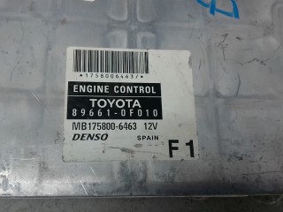 Блок управления двс, ориг. номер 896610F010, MB1758006463, TOYOTA COROLLA VERSO 2 2 2001-2004