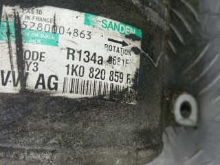 Компрессор кондиционера дизельный, ориг. номер 1K0820859F, VOLKSWAGEN PASSAT B6 B6 2005-2010