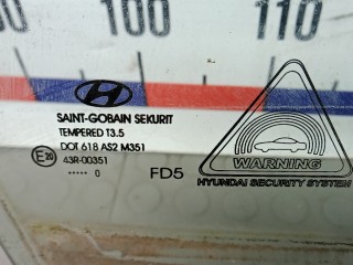 Стекло двери передней правой, HYUNDAI I30 FD FD 2007-2010