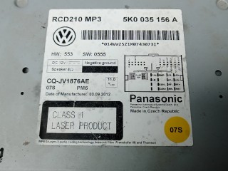 Магнитола, ориг. номер 5K0035156A, VOLKSWAGEN AMAROK 1 1 2010-2016