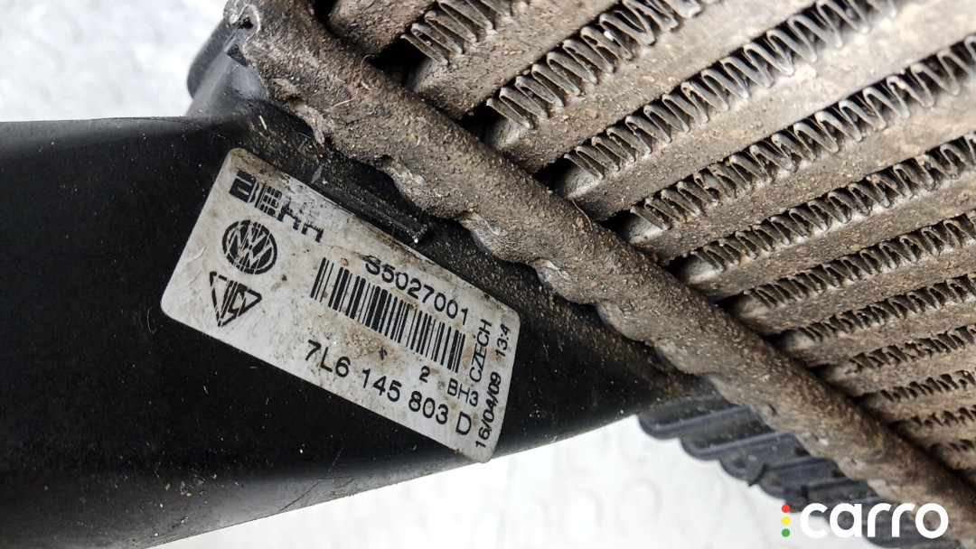 Радиатор интеркулера VOLKSWAGEN TOUAREG 7L 7L 2006-2010, ДИЗЕЛЬ, 2.5 л, АКПП, 7L6145803D, фото 6