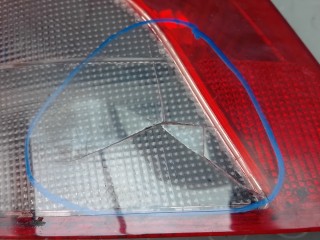 Фонарь задний левый, TOYOTA YARIS P9 P9 2005-2009