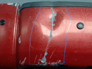 Бампер задний, DODGE NITRO 2006-2011