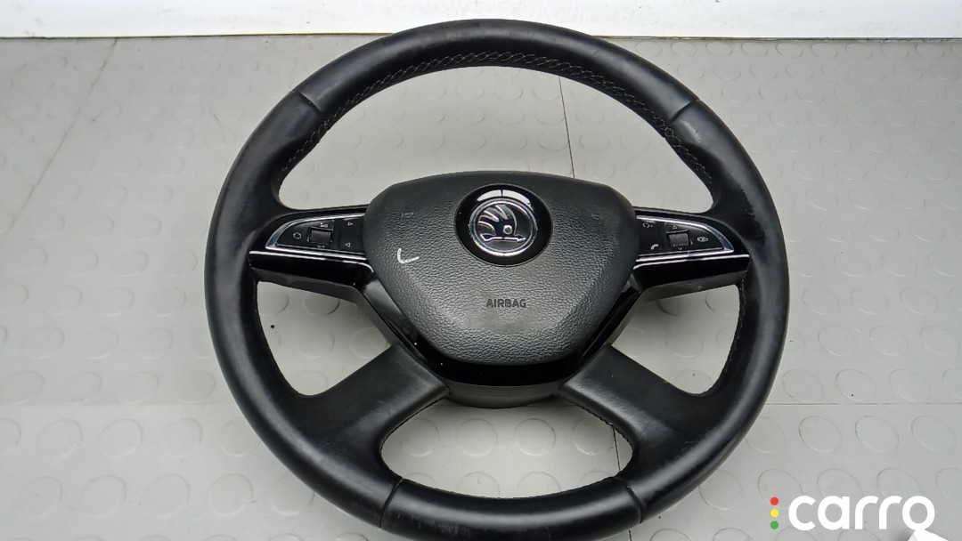 Подушка безопасности водителя SKODA OCTAVIA A7 A7 2013-2017, универсал, левый руль, 5E0880201B, фото 1