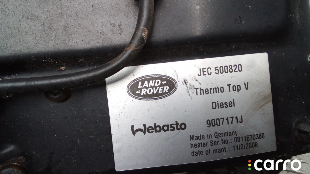 Автономный отопитель (вебасто) LAND ROVER RANGE ROVER SPORT 2005-2009, фото 2