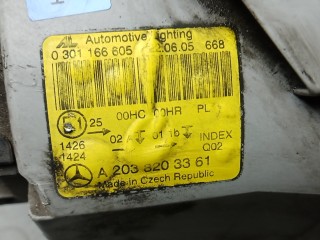 Фара левая, MERCEDES BENZ C-CLASS W203 W203 2004-2008