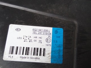 Фара правая, VOLKSWAGEN POLO 4 (9N) 4 (9N) 2005-2009