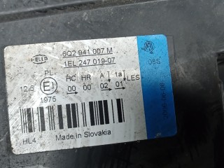 Фара левая, VOLKSWAGEN POLO 4 (9N) 4 (9N) 2005-2009