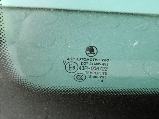 Стекло кузова боковое заднее правое, ориг. номер 5L6845298E, SKODA YETI 1 1 2009-2014