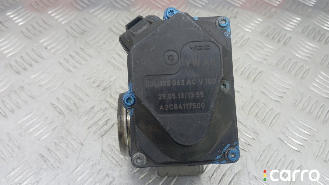 Дроссельная заслонка дизельная SKODA YETI 1 1 2009-2014, 2.0 л, 03L128063AC, фото 4