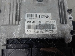 Блок управления двс, ориг. номер 0281019597, 39120A412, KIA CARENS 4 4