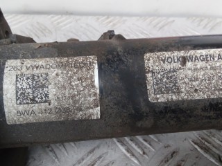 Стойка передняя левая, ориг. номер 5Q0412331F, 5Q0411105GH, 5WA413031CJ, SKODA OCTAVIA A8 A8