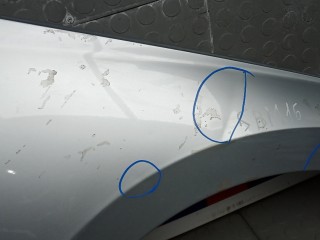 Крыло переднее правое, ориг. номер 5E3821106B, SKODA OCTAVIA A8 A8