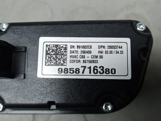 Блок управления печки и климат-контроля, ориг. номер 9858716380, OPEL MOKKA 2 2
