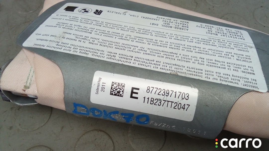 Подушка сидения водителя BMW 5 F07 F07 2009-2013, 87723971703, фото 5