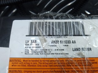 Подушка сидения водителя, ориг. номер AH22611D33AA, LAND ROVER RANGE ROVER SPORT 2009-2013