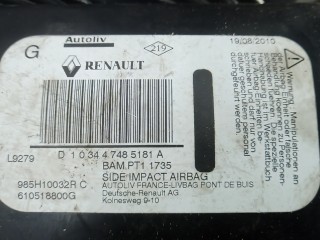 Подушка сидения пассажира, ориг. номер 985H10032RC, RENAULT MEGANE 3 3 2008-2014