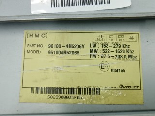 Магнитола, ориг. номер 961004H520, HYUNDAI H1 (STAREX) 2 2