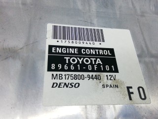 Блок управления двс, ориг. номер 896610F101, MB1758009440, TOYOTA COROLLA VERSO 2 2