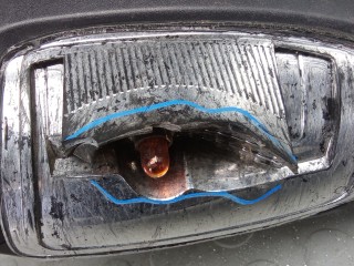 Зеркало наружное левое, ориг. номер 2PIN, FORD TRANSIT 8 8 2013-2019
