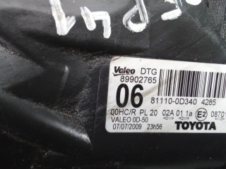 Фара правая, TOYOTA YARIS P9 P9 2005-2009