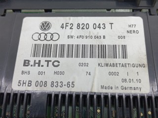 Блок управления печки и климат-контроля, ориг. номер 4F2820043T, AUDI A6 C6 C6 2008-2011