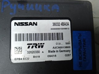 Блок управления ручника (стояночного тормоза), ориг. номер 360324BA0A, NISSAN QASHQAI J11 J11