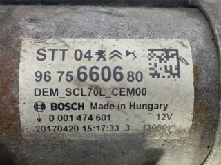 Стартер дизельный, ориг. номер 9675660680, PEUGEOT 3008 2 2 2016-2020