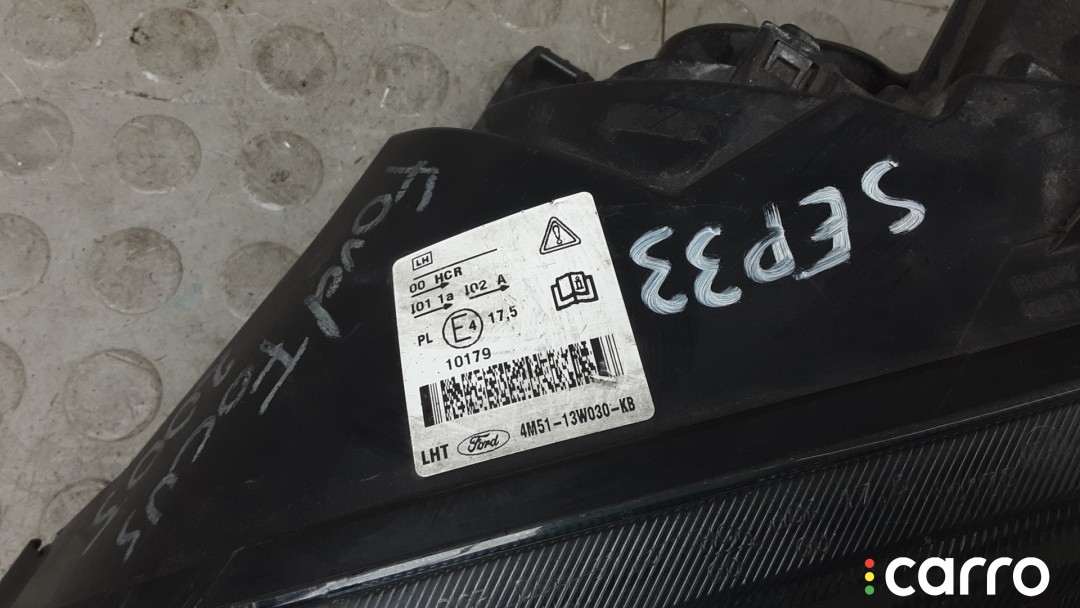 Фара левая FORD FOCUS 2 2 2004-2008, фото 6