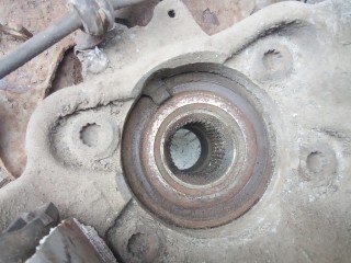 Ступица задняя левая, ориг. номер 4E0505435C, 4D0407613E, AUDI A8 D3 D3 2002-2005
