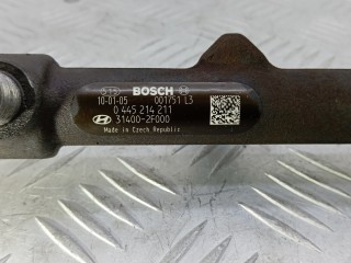 Топливная рампа дизельная, ориг. номер 0445214211, HYUNDAI SANTA FE 2 2 2005-2010
